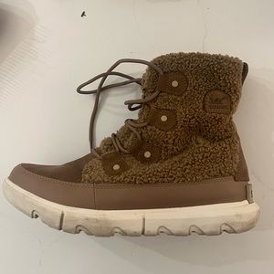 Sorel Shearling Snow Boots